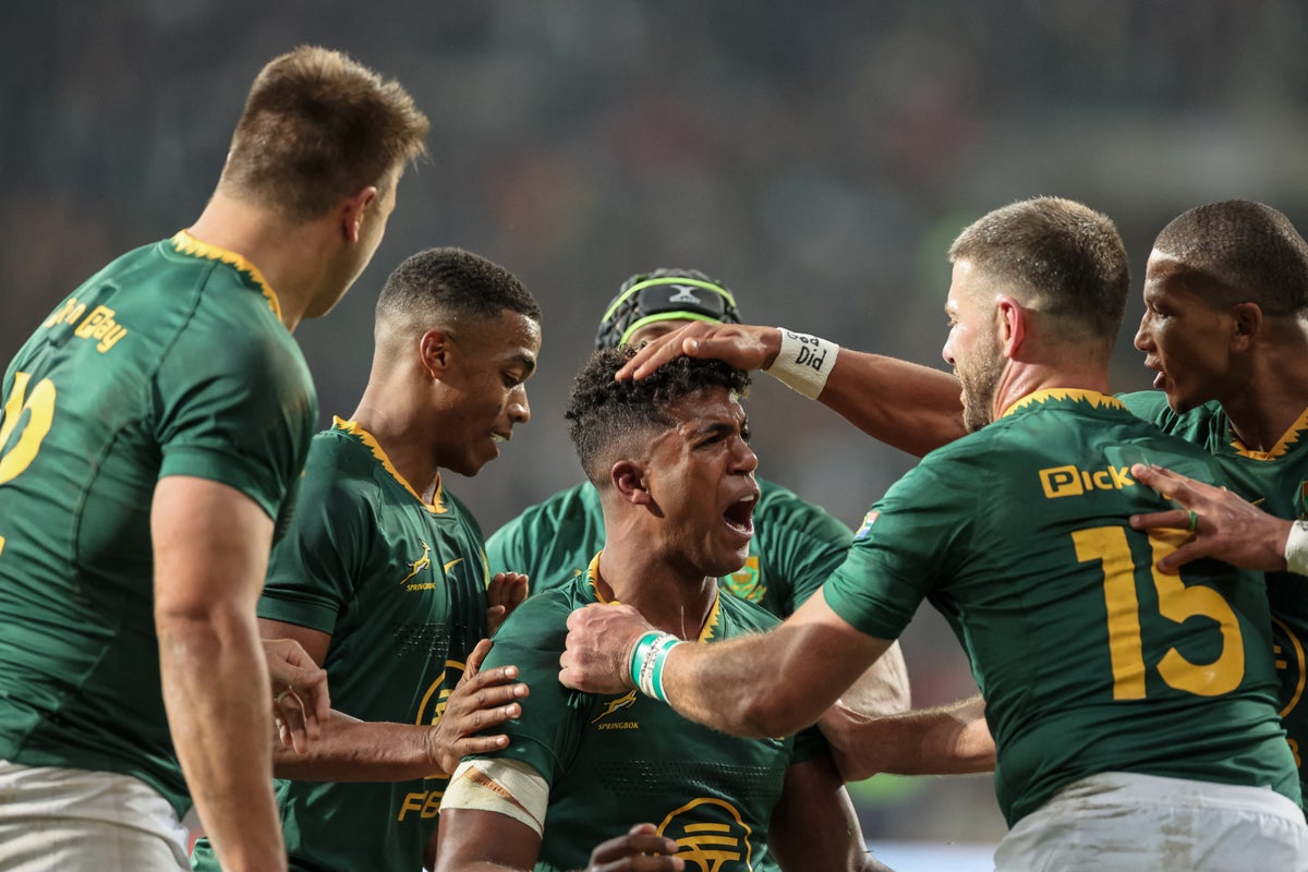 South Africa vs Italy live: Latest score and updates as Springboks dominate despite red card