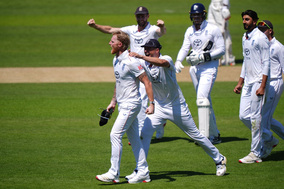 Ben Stokes claims vital run out at Lord’s as England toil in third Test