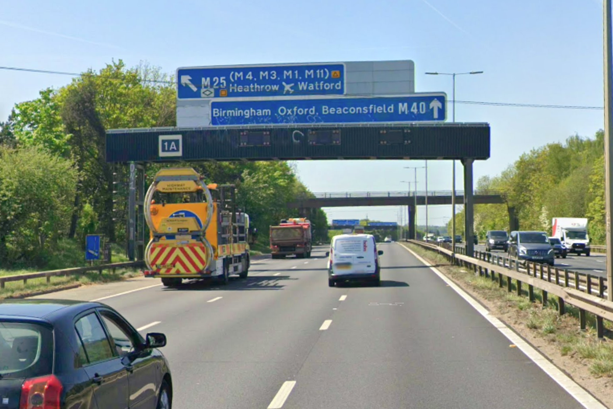 Police hunt four people who ran from Mercedes involved in a tragic M40 crash