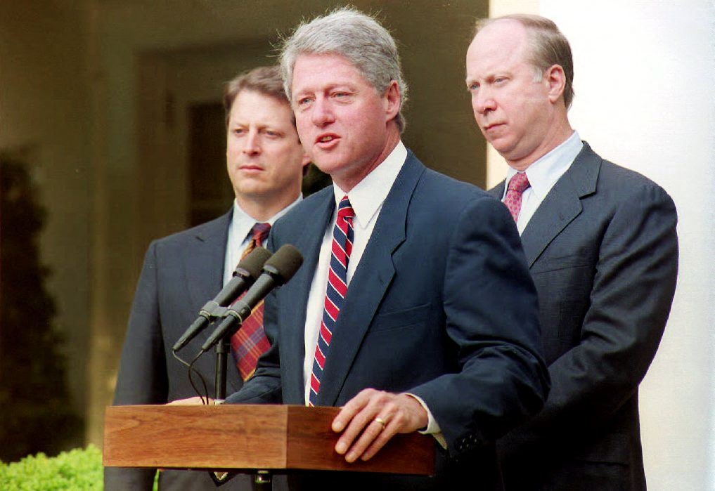 Bill Clinton was the only Democratic president Gergen worked for