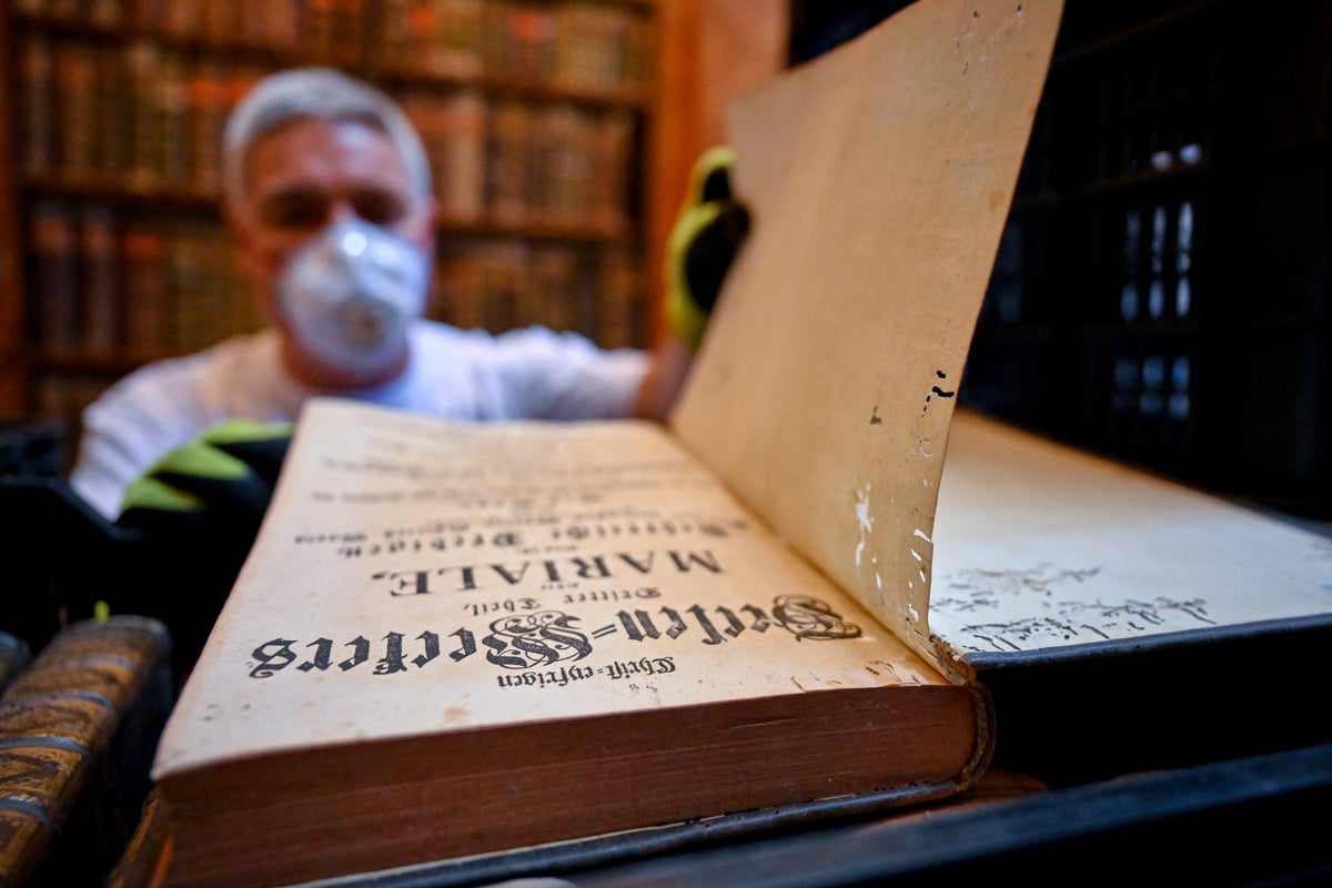 Hungary's oldest library is fighting to save 100,000 books from a beetle infestation