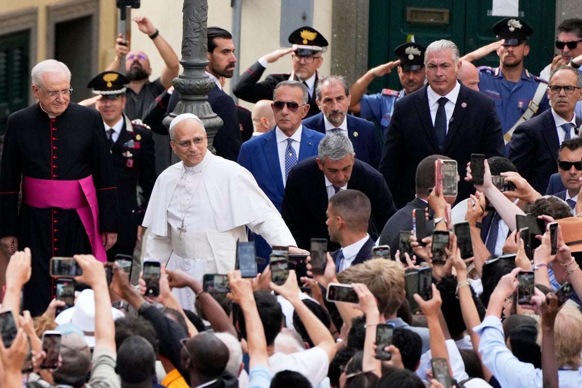 Pope celebrates Mass in parish church with special ties to his Augustinian order