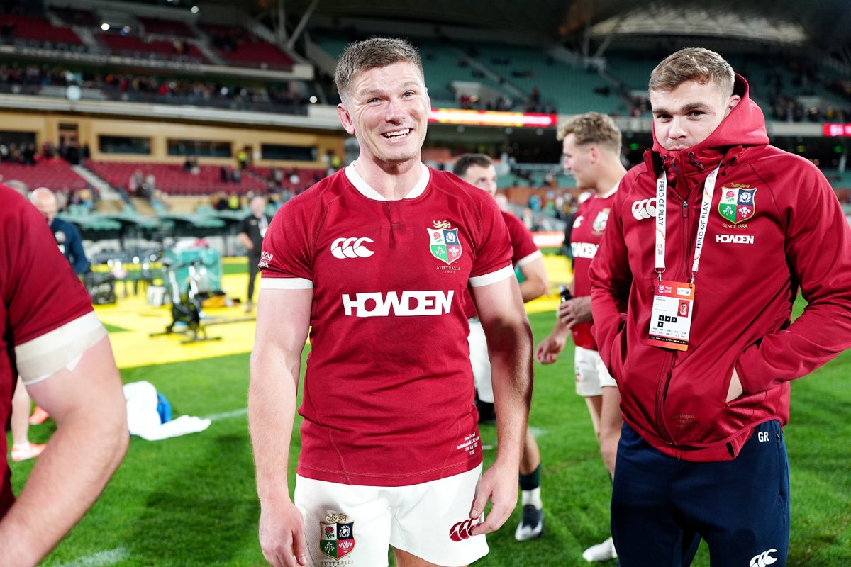 Andy Farrell explains Lions shake-up ahead of second Test