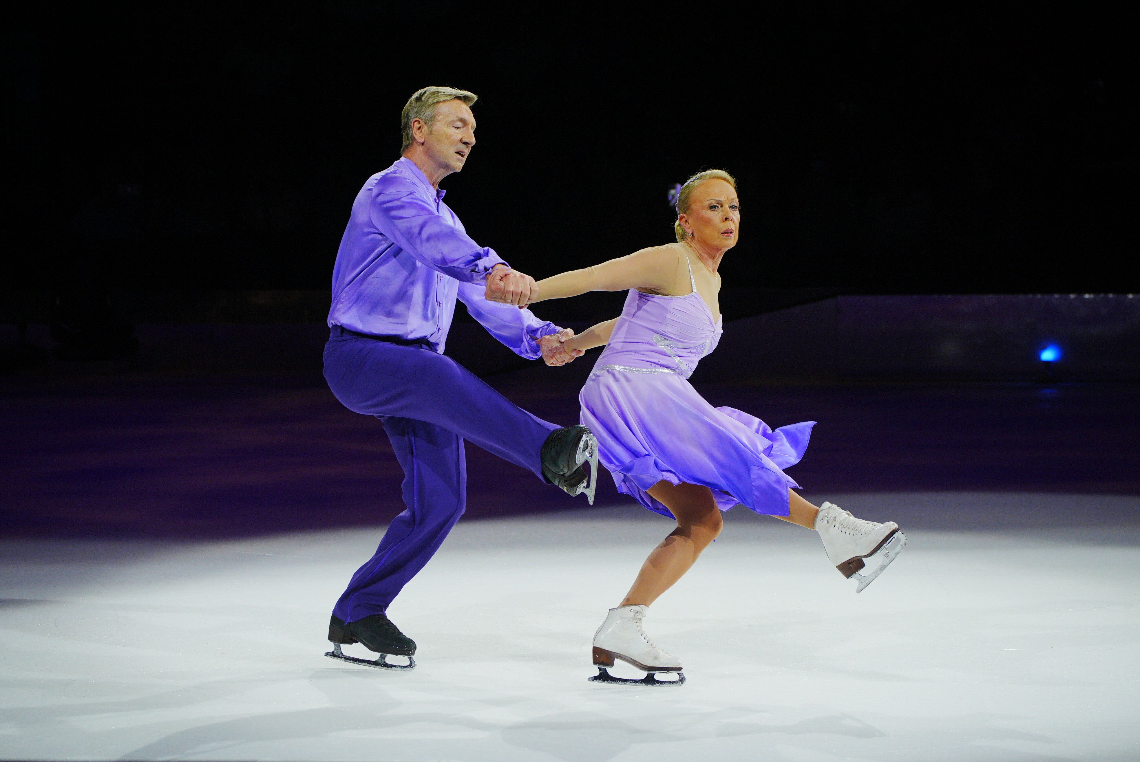 Ice dancers Jayne Torvill and Christopher Dean are honoured for services to ice skating and voluntary service