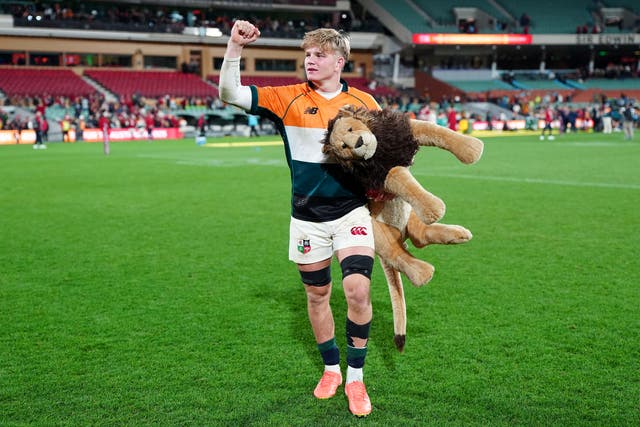 Henry Pollock says the British and Irish Lions have set their sights on whitewashing Australia (David Davies/PA)