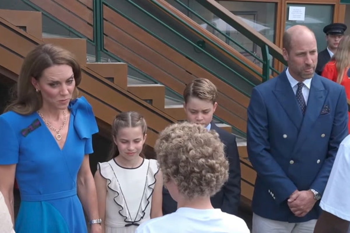 Princess Kate offers words of support to young boy diagnosed with cancer during Wimbledon final visit