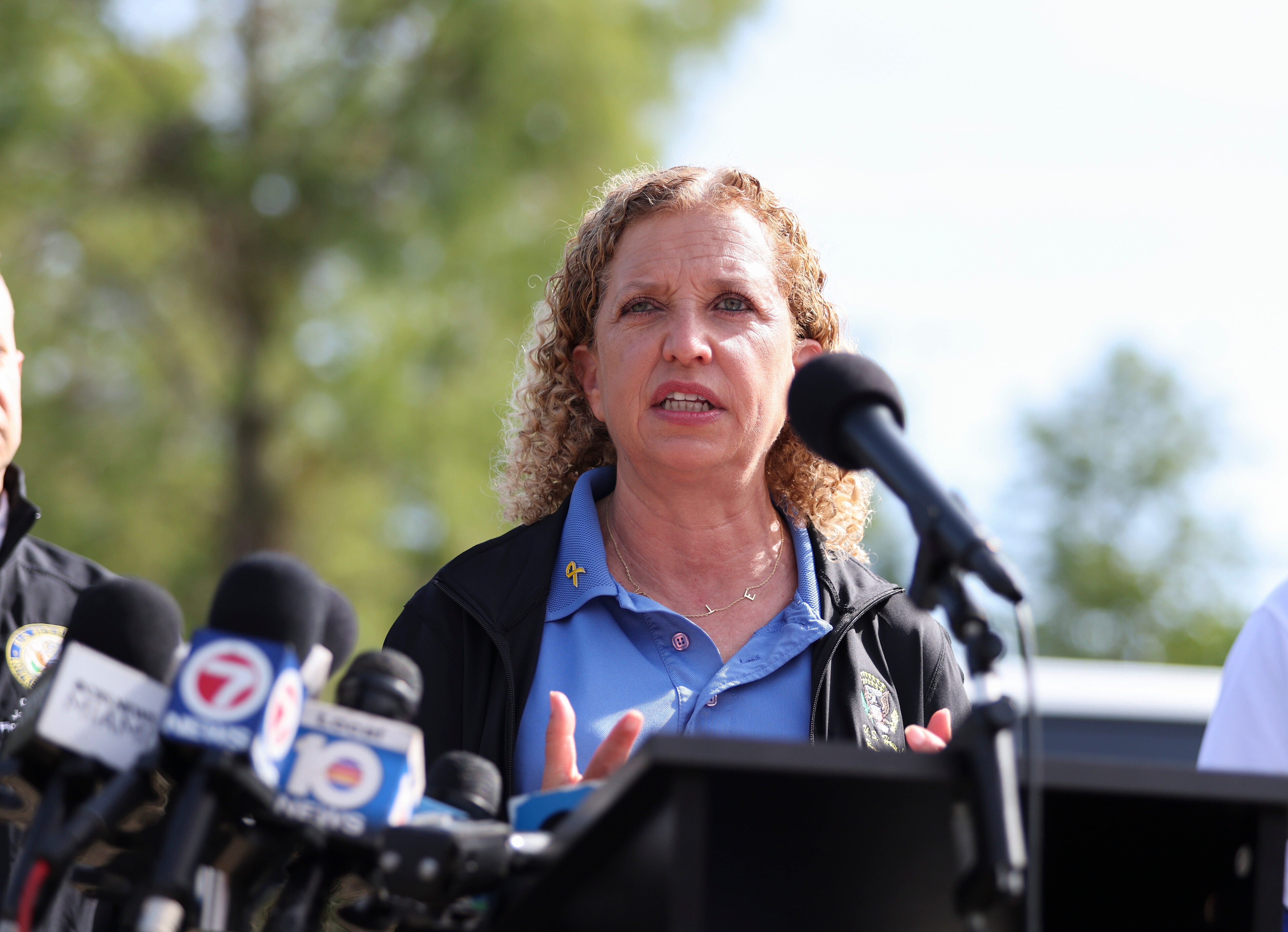 Debbie Wasserman Schultz, who represents Florida's 25th congressional district, said that pictures of the ‘Alligator Alcatraz’ facility ‘don’t do it justice’ and that detainees were being ‘packed into cages’