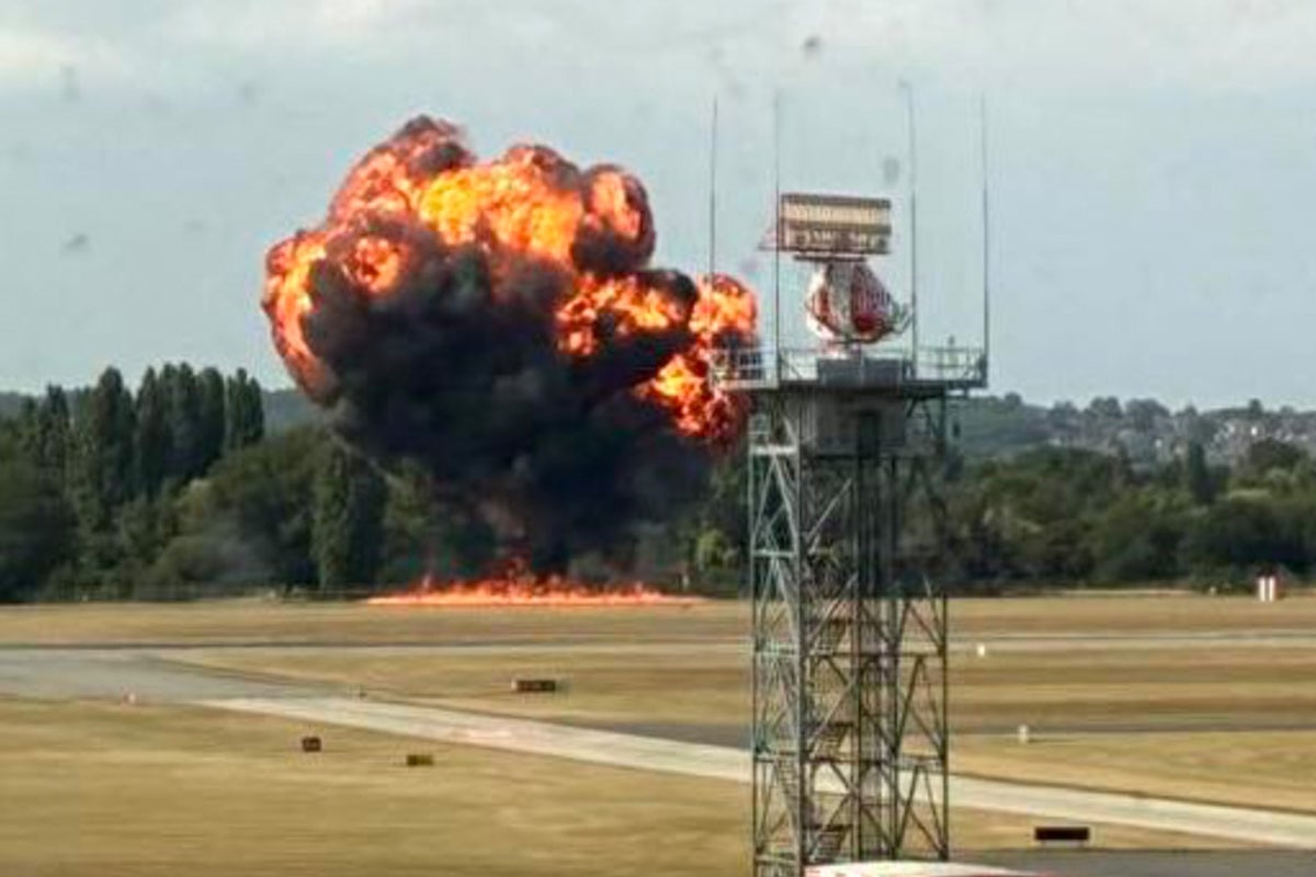 Southend Airport plane crash live: Fireball seen as aircraft crashes after take-off