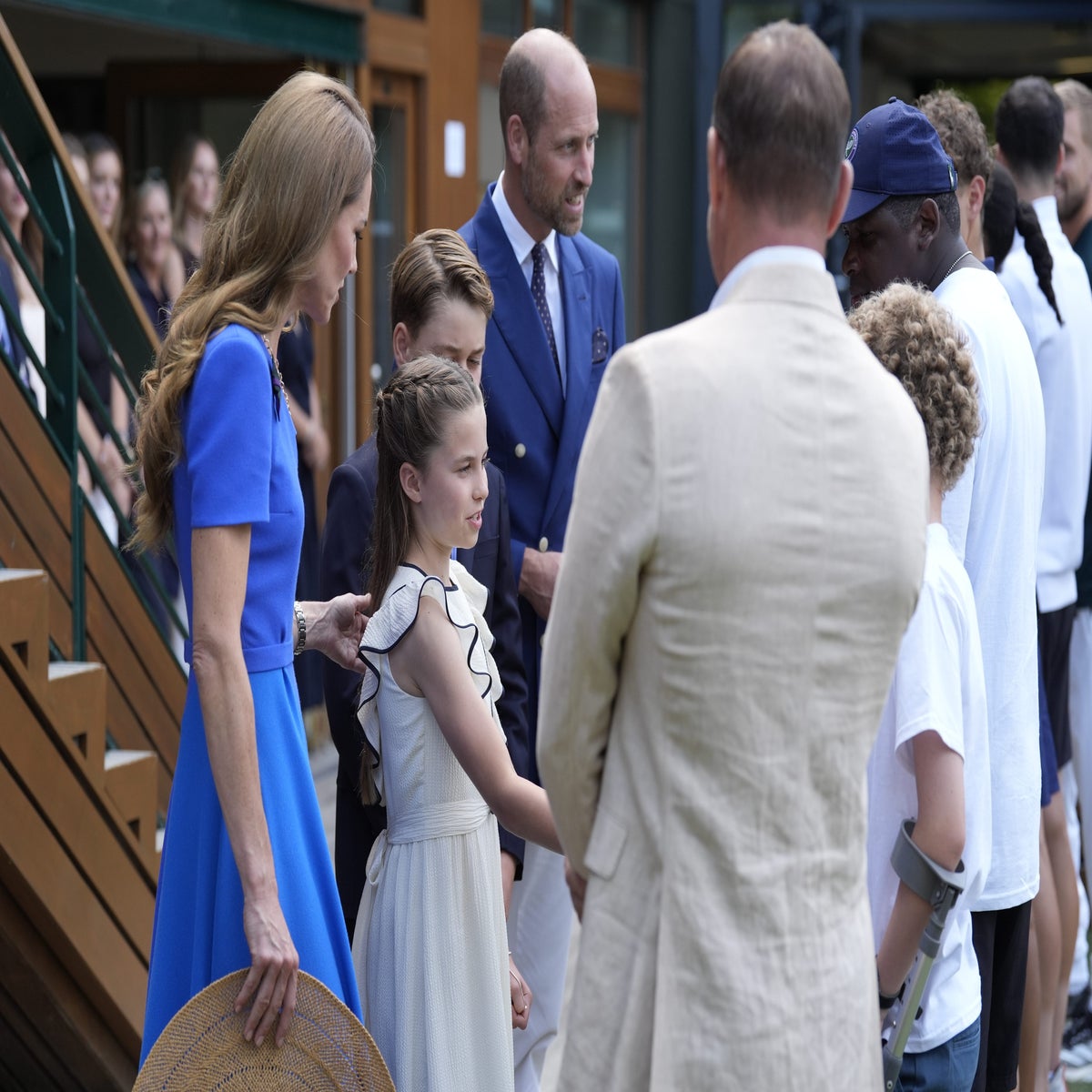 Kate praises 'brave' boy with cancer as royals visit Wimbledon | The Independent