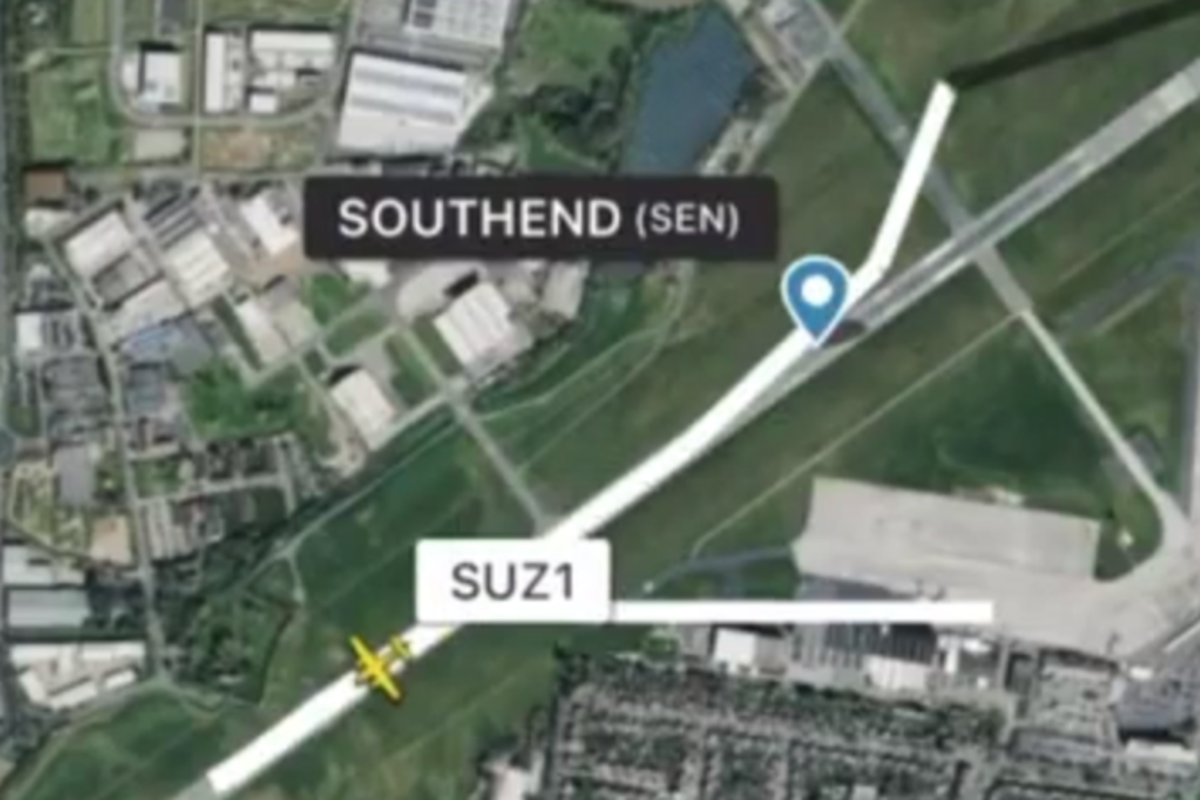 Watch: Flight tracker shows moment Southend plane crashed shortly after takeoff