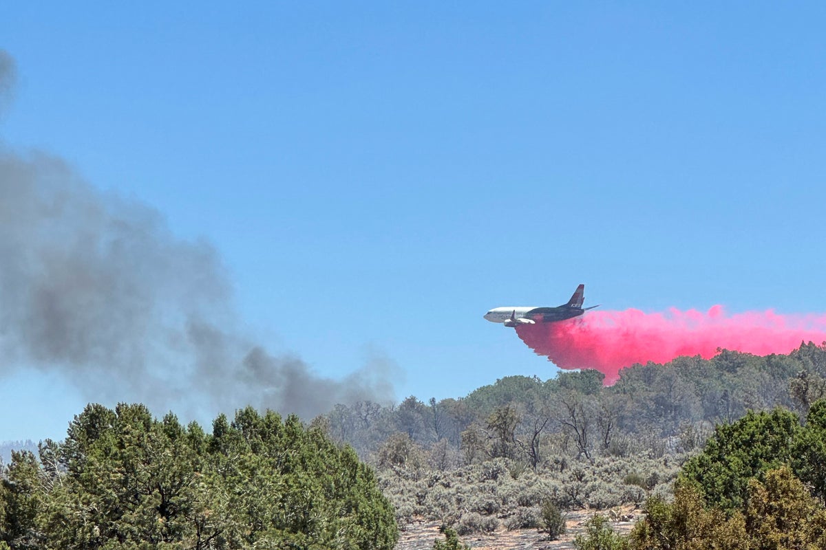 An official says a historic Grand Canyon lodge has been destroyed by wildfire