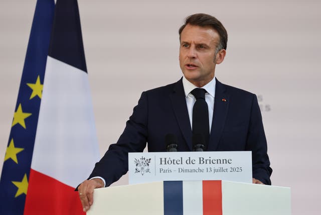 <p>Emmanuel Macron has pondered recognising a Palestinian state for some time</p>