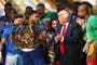 Chelsea players react to Trump crashing Club World Cup trophy ceremony