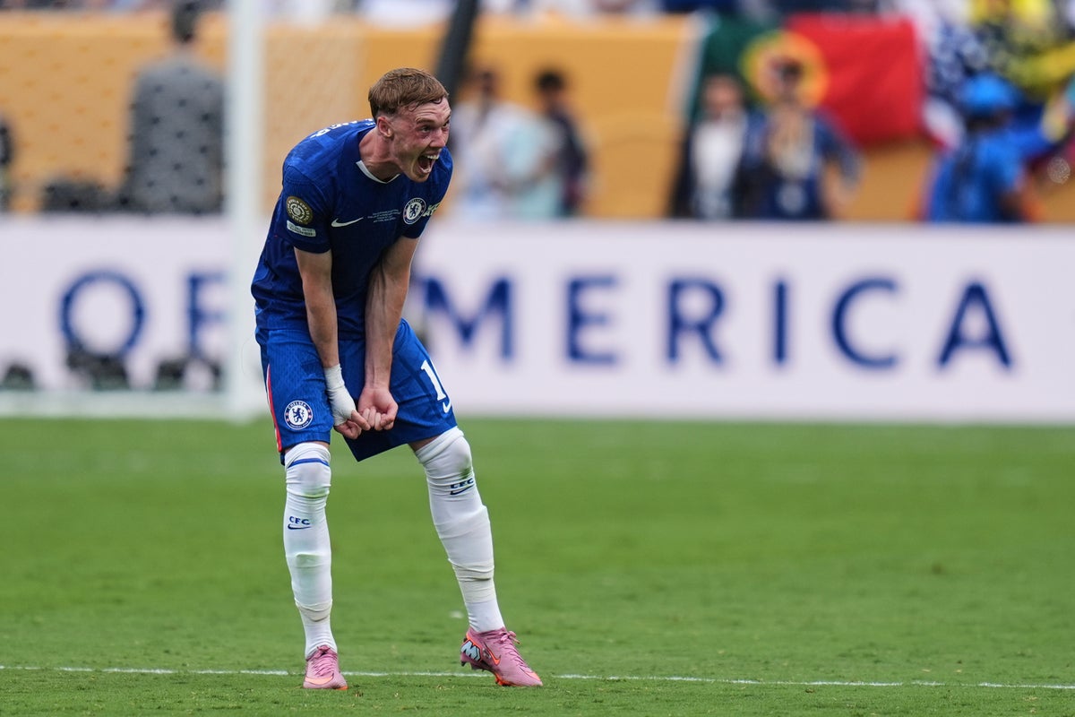 Photos of the Club World Cup final between Chelsea and Paris Saint-Germain