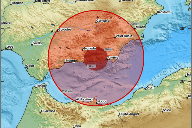 <p>El temblor de magnitud 5,3 sacudió el sur de España el lunes por la mañana</p>