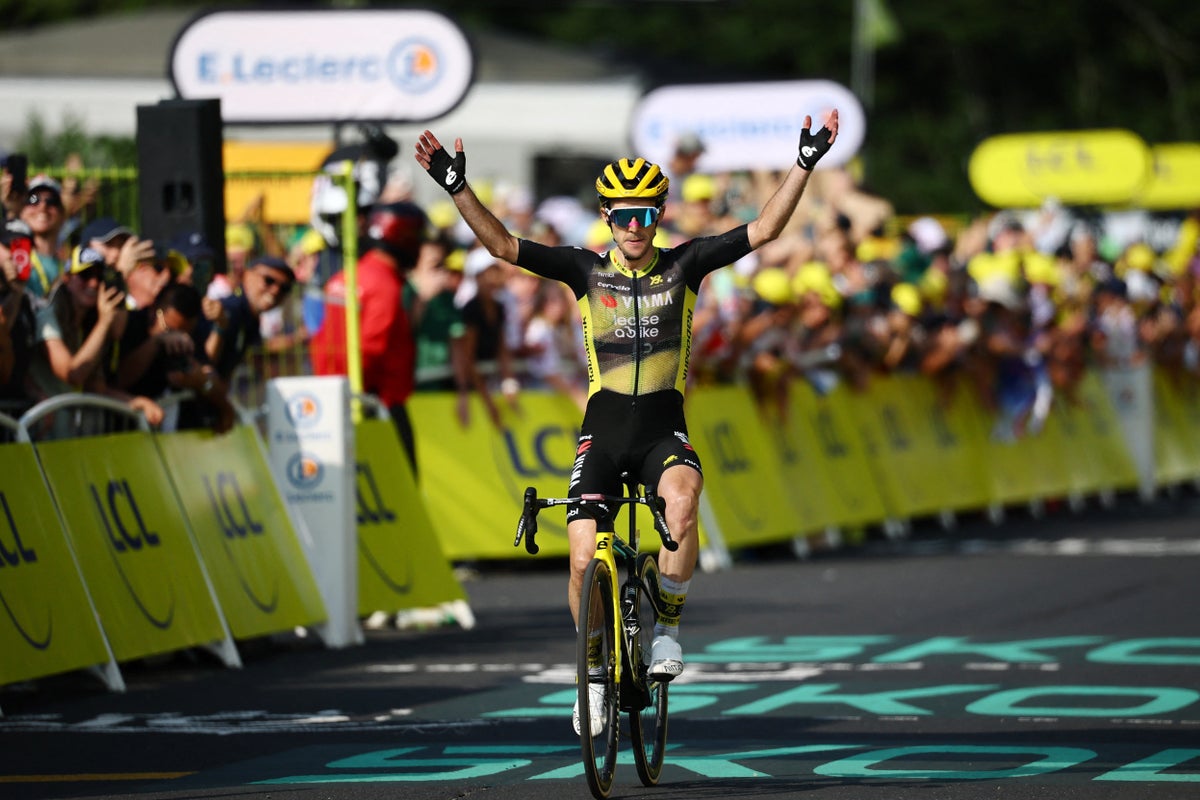Tour de France 2025 live: Stage 10 result, standings and reaction as Ben Healy dethrones Tadej Pogacar in yellow on Bastille Day