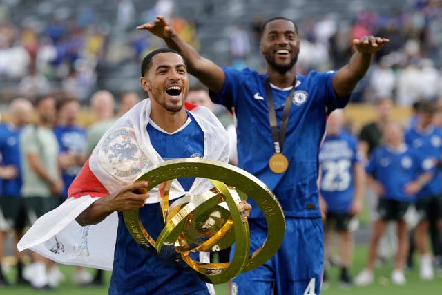 Levi Colwill believes Chelsea can win the Premier League next season (Adam Hunger/AP)