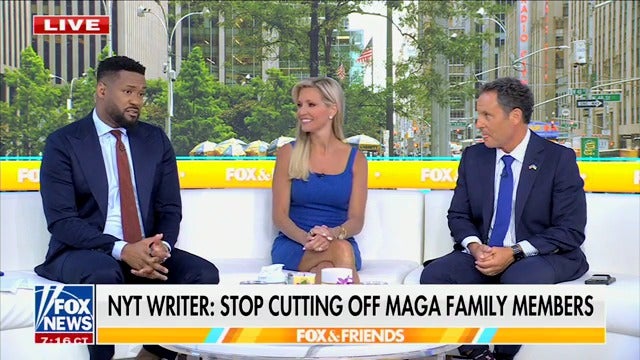 The hosts of Fox & Friends found other stories to cover that wouldn't upset their most crucial viewer — such as a NY Times op-ed about reconnecting with MAGA family members.