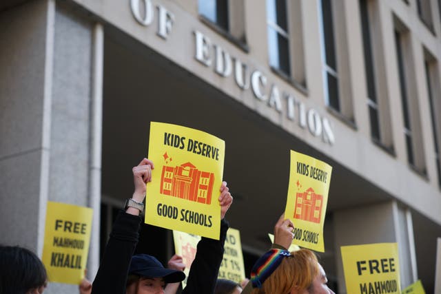 <p>Supreme Court gave the Trump administration permission to fire hundreds of workers in the Department of Education </p>