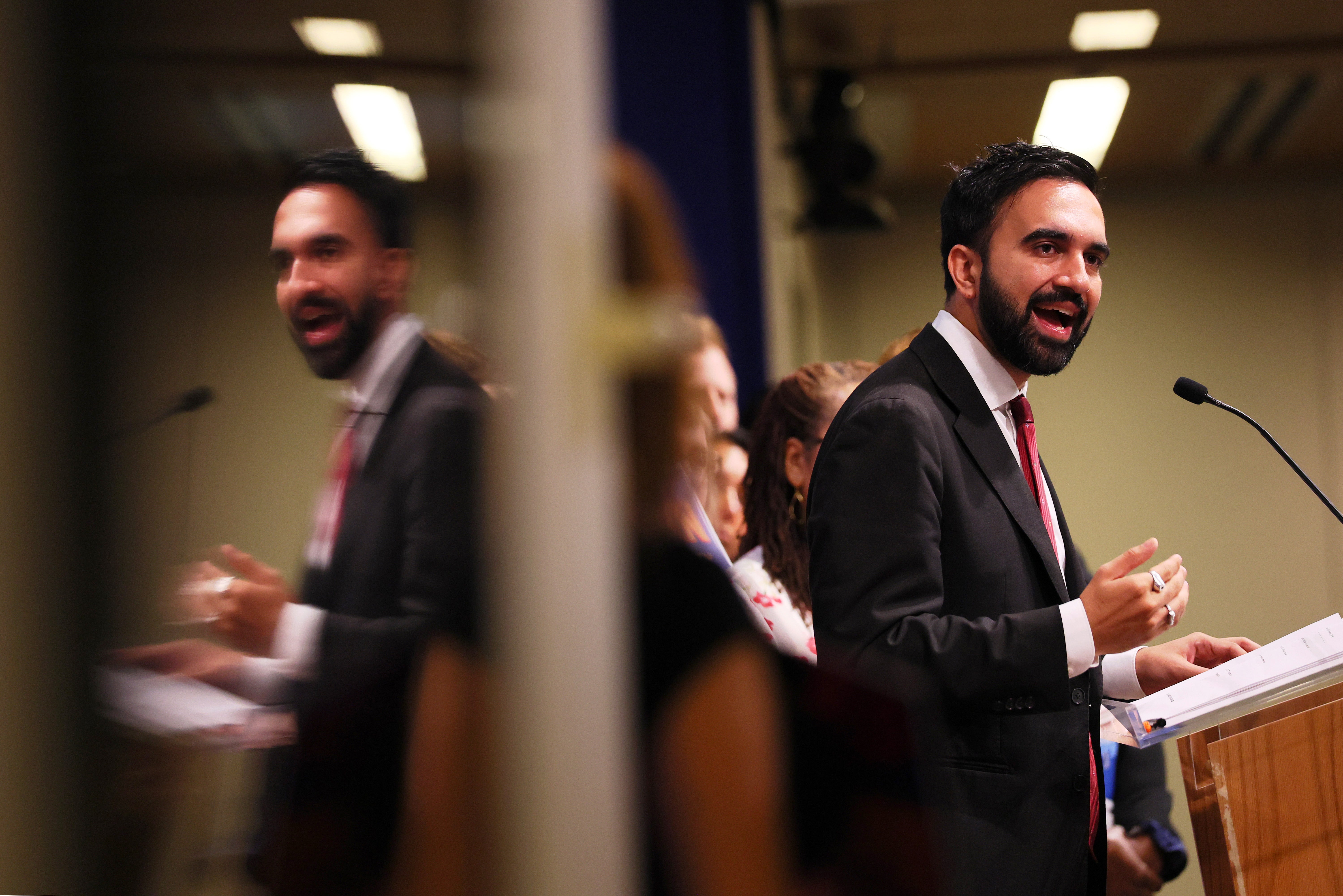 Zohran Mamdani received more than 56 percent of the vote to Andrew Cuomo’s 43.8 percent after ranked-choice results were tallied in the Democratic primary race for New York City mayor