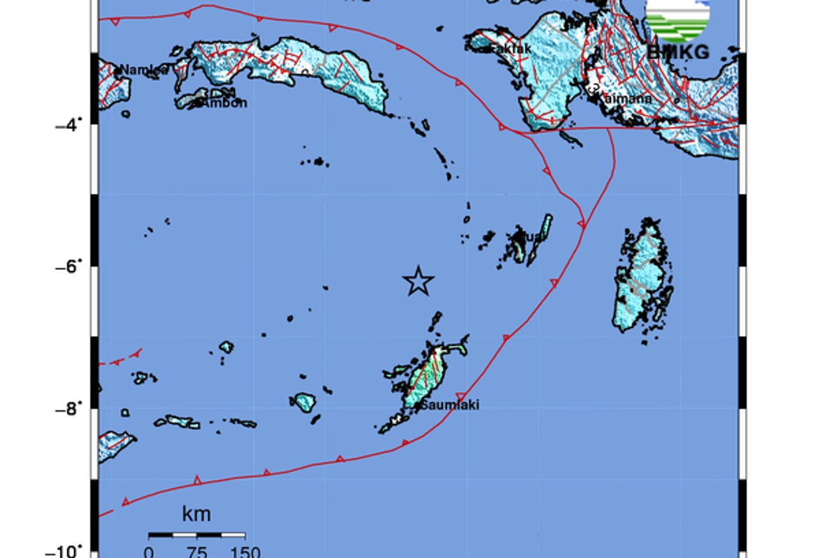 Magnitude 6.8 earthquake hits Indonesia’s Tanimbar Islands region Magnitude 6.8 earthquake hits Indonesia’s Tanimbar Islands region