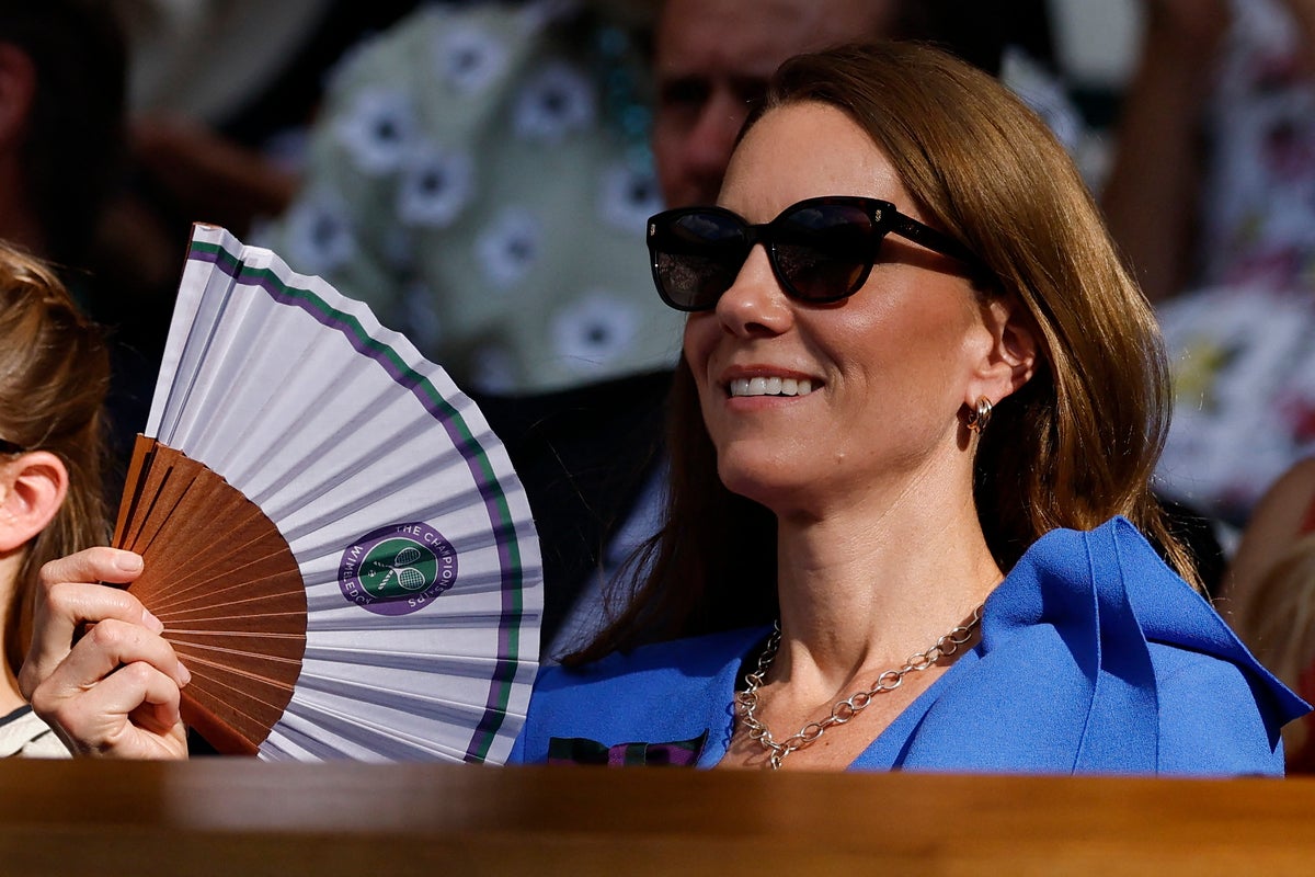 Princess Kate, Family Attend Wimbledon Finals in Royal Box