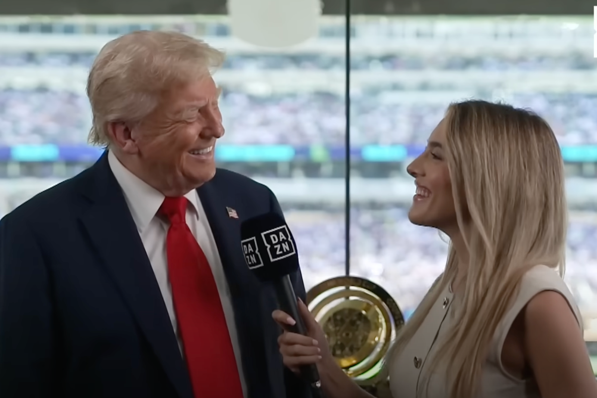 Trump jokes about signing executive order to change soccer to football