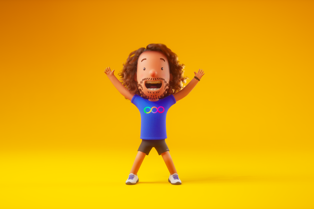 Joe Wicks has been turned into an animated character in a new project designed to keep children fit (Activate/PA)