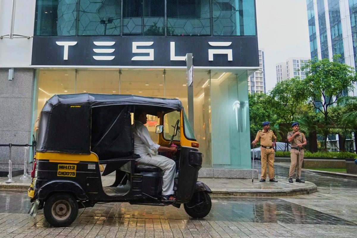 Tesla debuts in India with upscale showroom launch in Mumbai