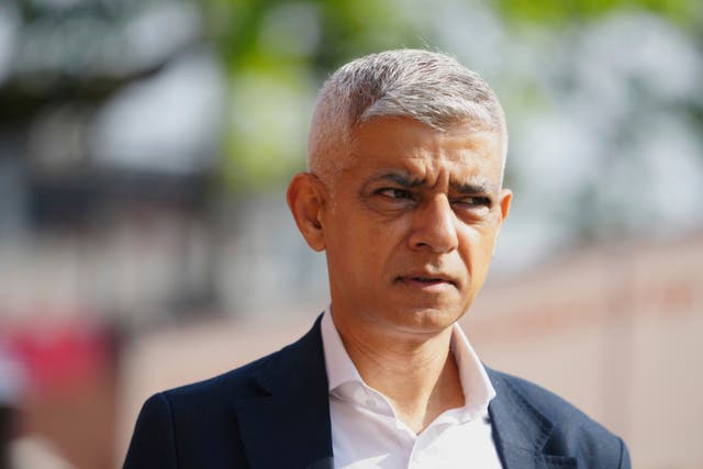 <p>Mayor of London, Sadiq Khan</p>
