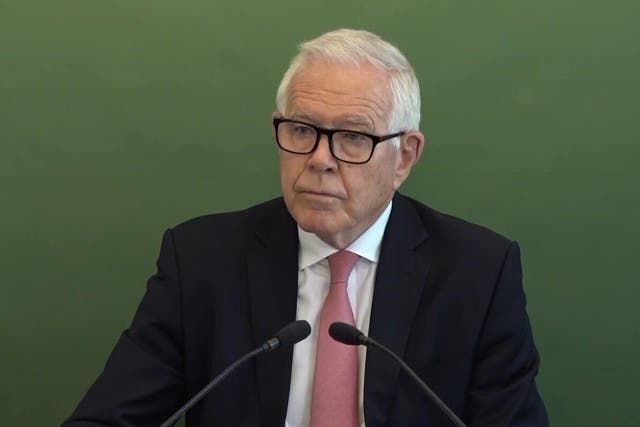 Inquiry chairman Sir Jonathan Michael recommended that regulations must be introduced to protect the dignity of people after death (PA)