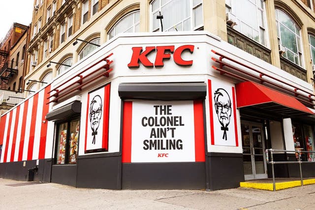 <p>KFC's Colonel Sanders will have a more "serious" look on his face in ads throughout the campaign. </p>