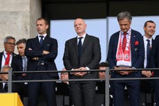 Where is Aleksander Ceferin? Uefa is wilting in the face of Fifa’s unchecked power