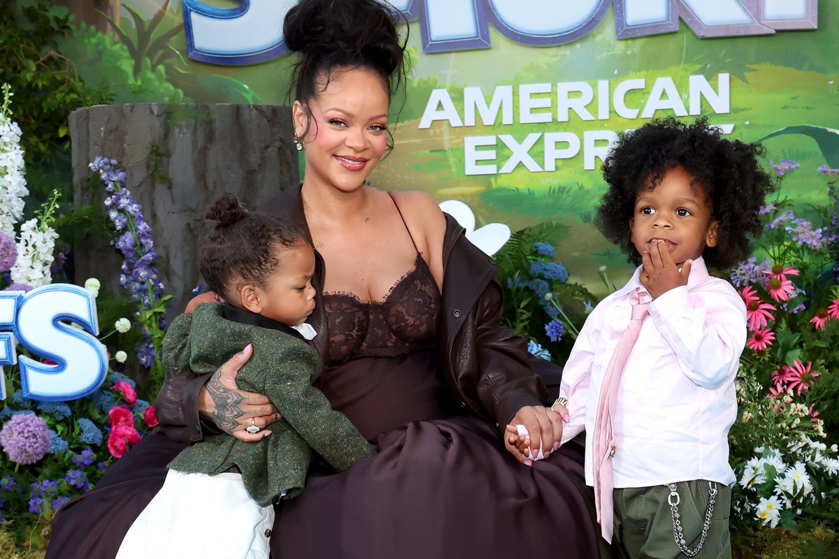 Rihanna’s sons steal show in custom Dior suits on red carpet
