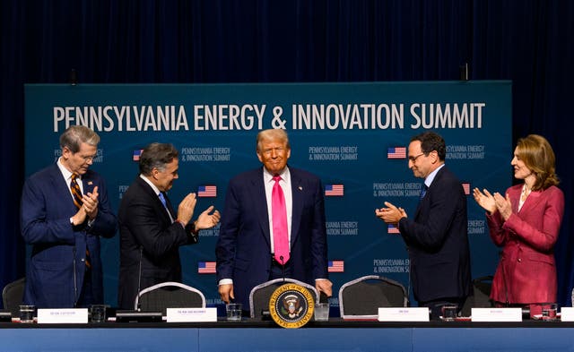 <p>President Donald Trump was in Pittsburgh, where his speech was rambling and full of gaffes.</p>