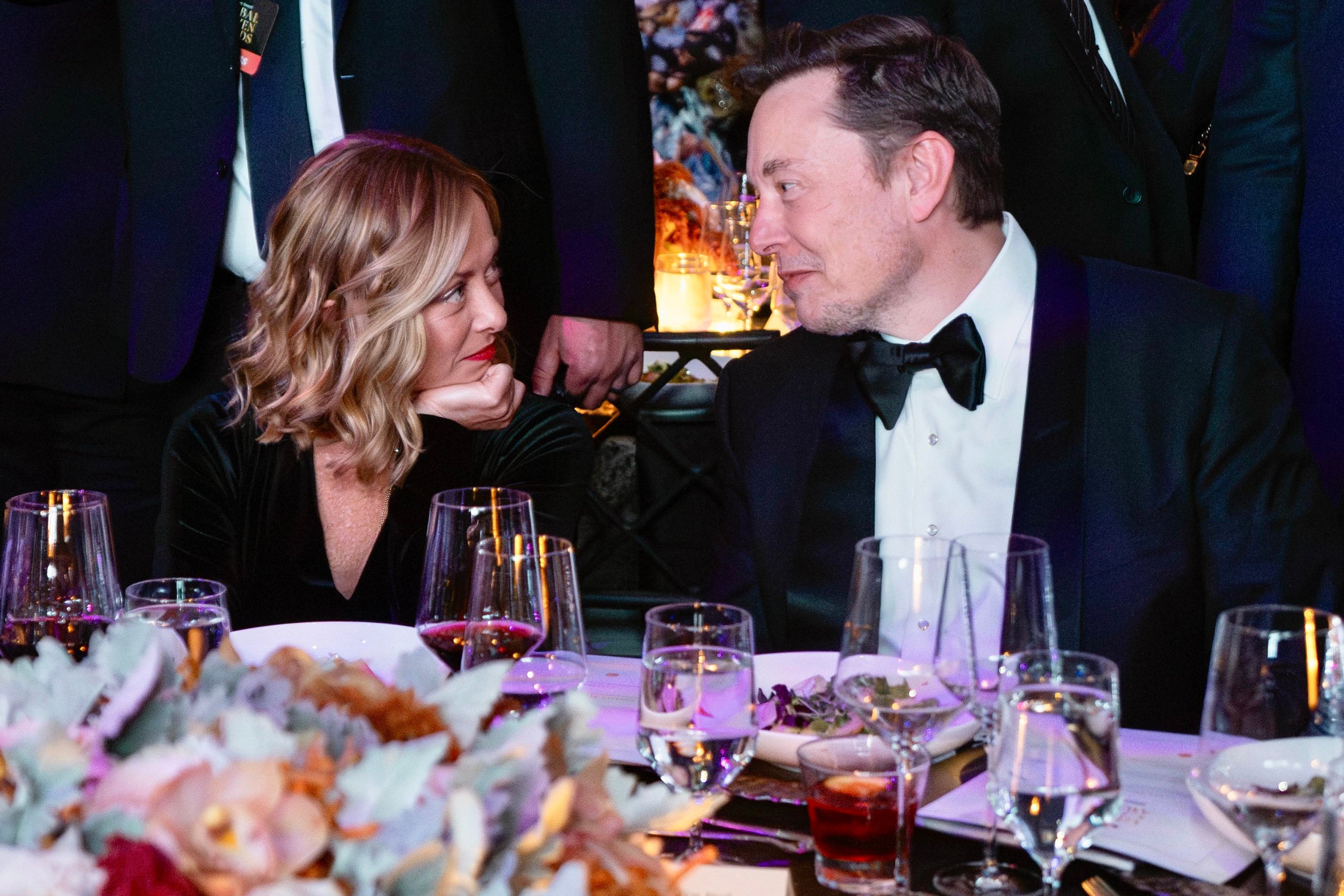 Musk claimed the Italian PM was ‘even more beautiful on the inside than she is on the outside’