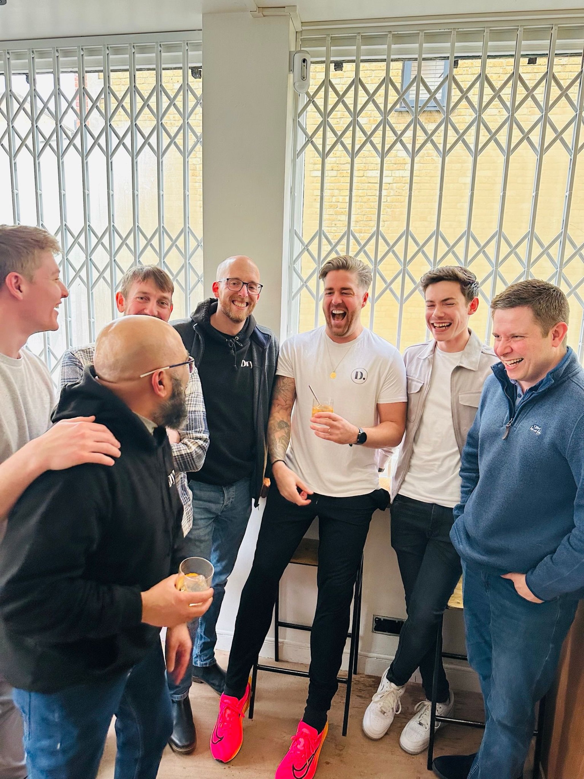 Matt runs a men’s group that meets regularly and travels together: ‘We do all the usual lads’ trip stuff just without the nightlife’