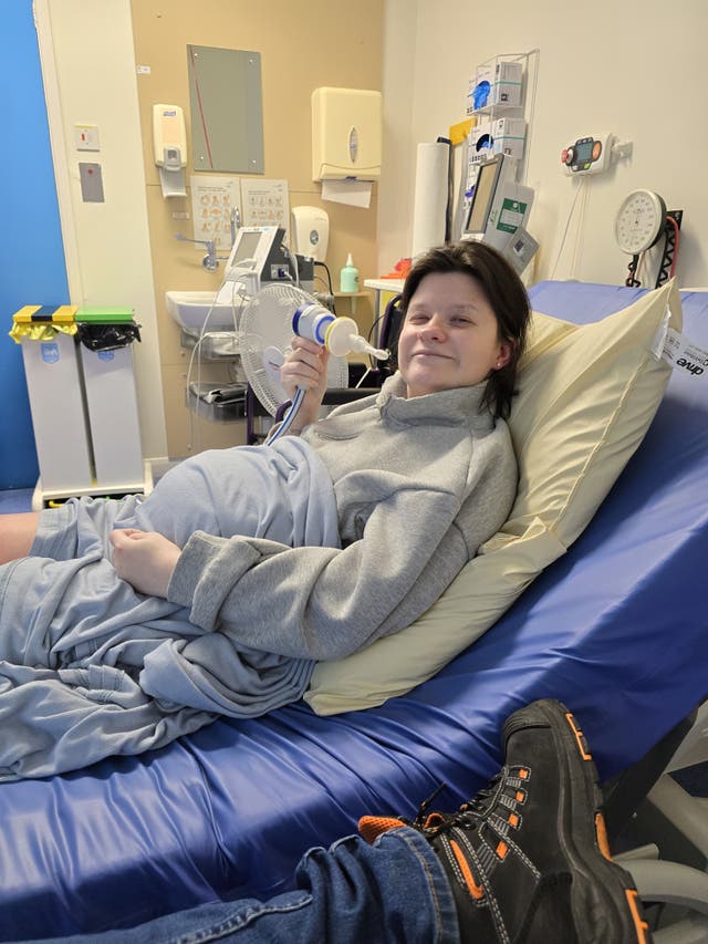 <p>Rachel Bradford was diagnosed with a rare and painful condition after giving birth to her son</p>