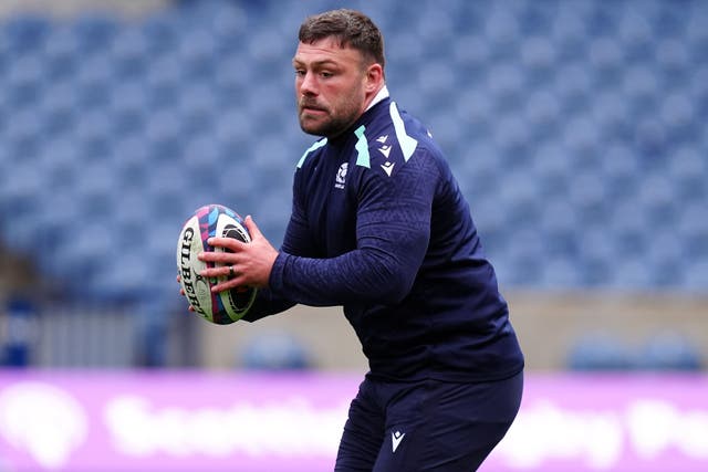 Rory Sutherland will start for Scotland against Samoa (Jane Barlow/PA)