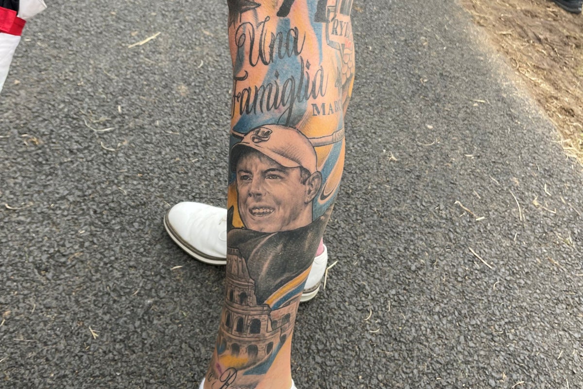 European Ryder Cup Fan Tattoos Star Players Ahead Open, Ryder Cup