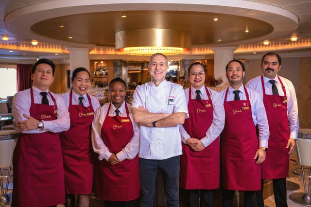 <p>Chef Michel Roux will host four exclusive dining experiences for passengers on select Cunard cruises<a href="https://www.independent.co.uk/topic/cunard"> </a></p>