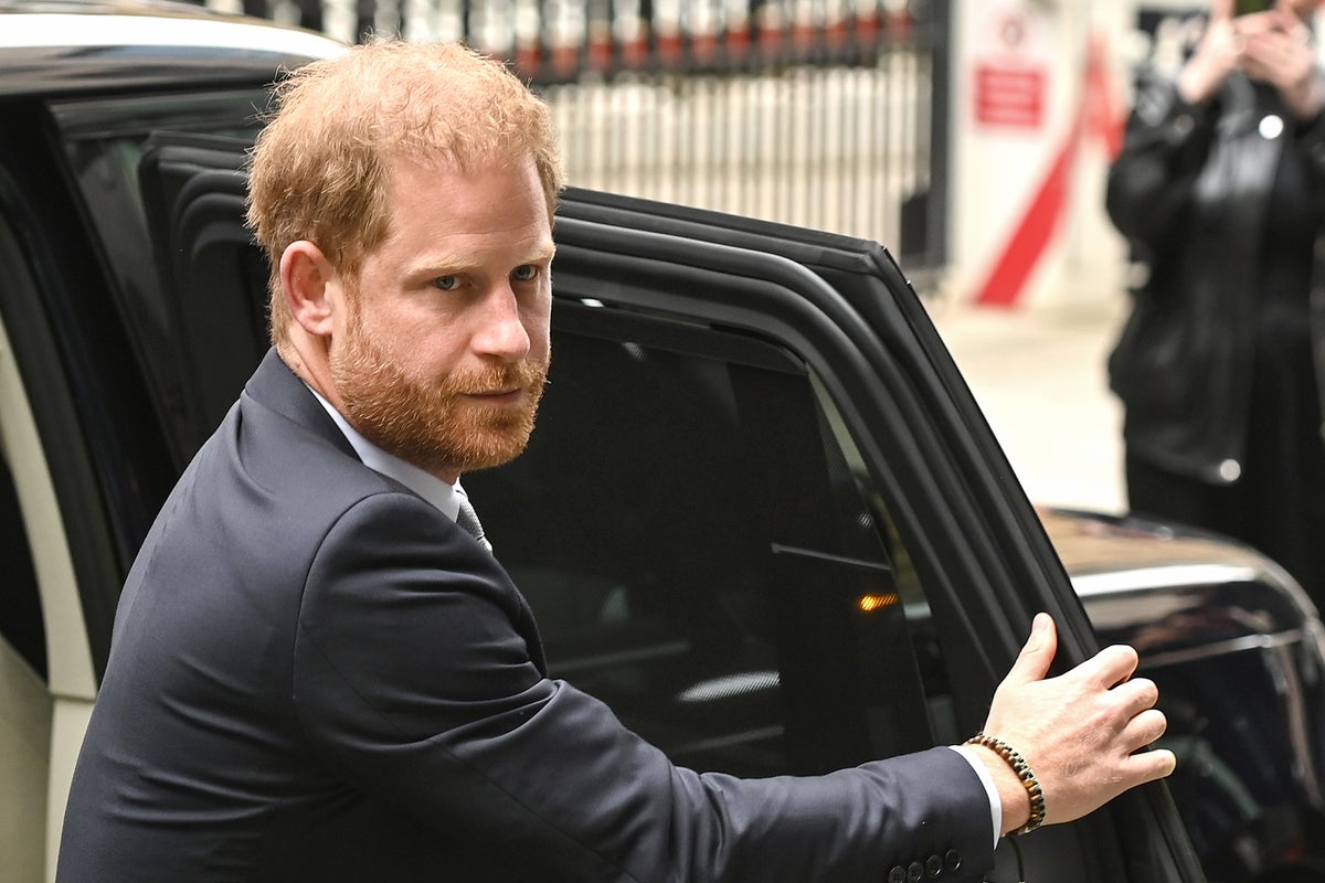 Prince Harry visits Queen Elizabeth’s grave on third anniversary of her death as he returns to UK