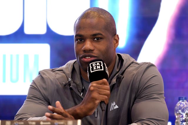 Daniel Dubois will fight Oleksandr Usyk for a second time on Saturday (Andrew Matthews/PA)