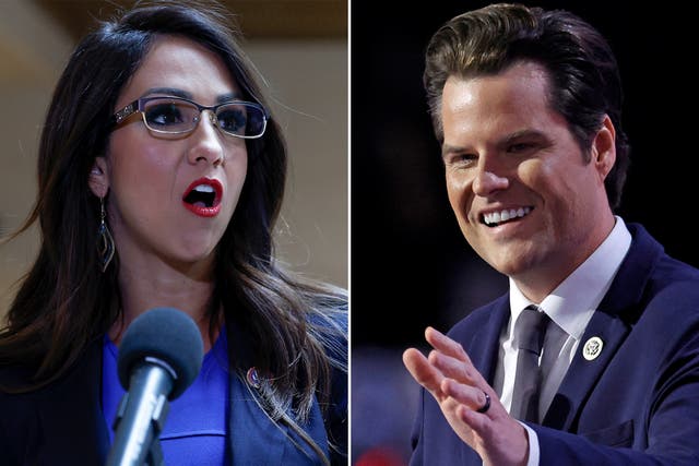 <p>Lauren Boebert suggested that former congressman Matt Gaetz was an appropriate figure to deliver the ‘truth’ surrounding Jeffrey Epstein’s death. </p>