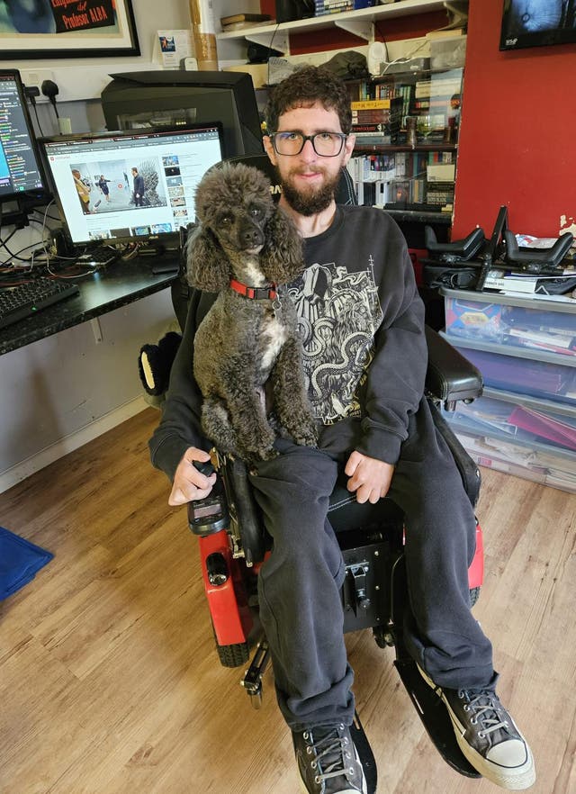 <p>Timothy Bingham was paralysed aged two</p>