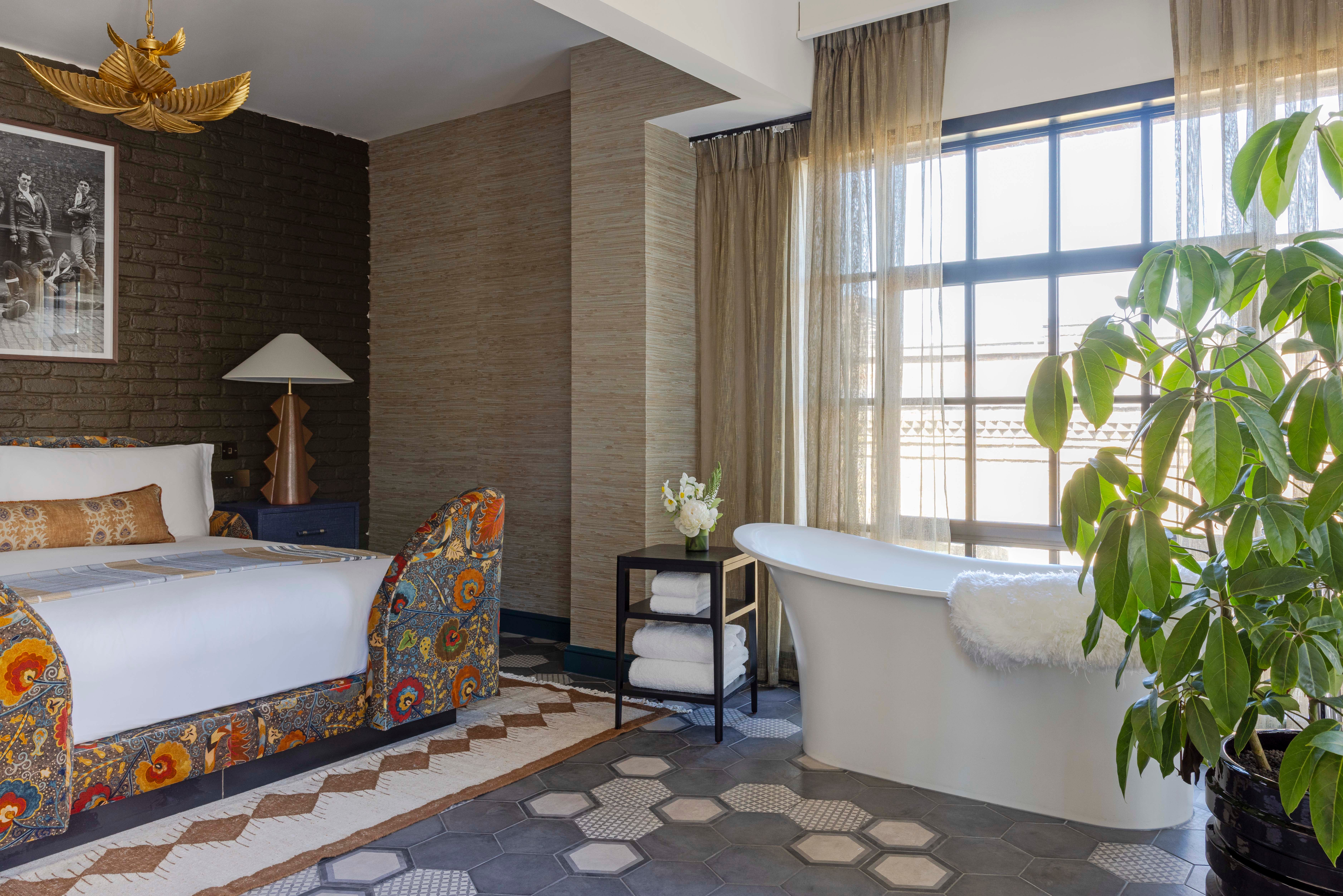 Steam rooms and bathtubs complete some of the best rooms at this Virgin hotel