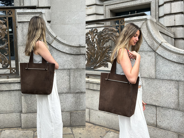 strathberry suede bag