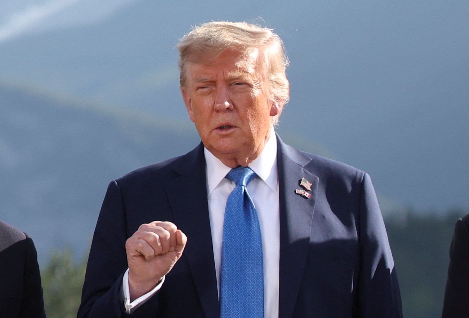 Lord Purvis of Tweed called for ministers to discuss outstanding fees with US President Donald Trump during his September visit (Suzanne Plunkett/PA)