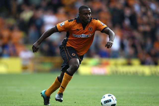 Sylvan Ebanks-Blake suffered a broken leg playing for Wolves (David Davies/PA)