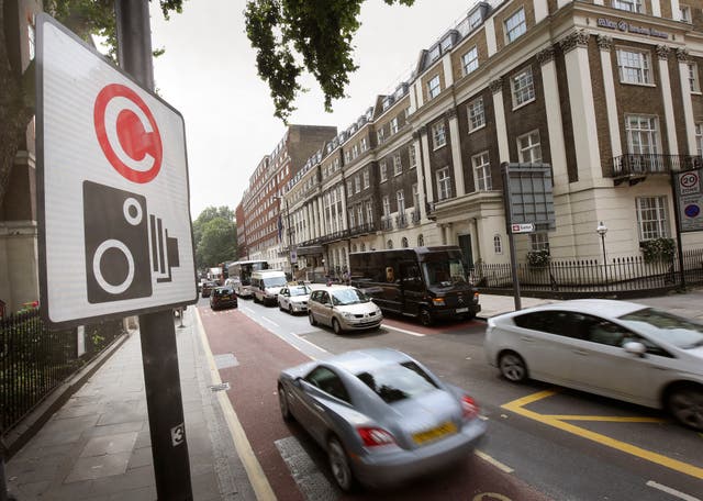 <p>Electric vehicle drivers will have to pay London’s congestion charge from 2026</p>